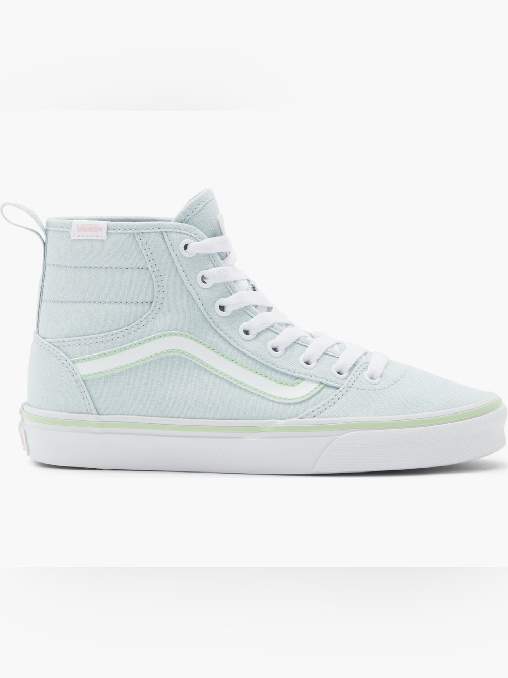 VANS off the wall ashwood hi top blue lace up shoes sneakers women’s 8 new